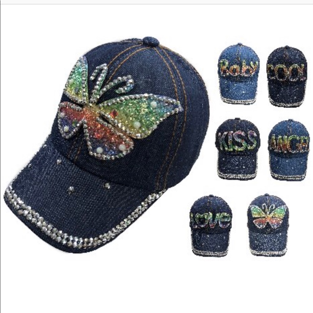 Toddler bling caps
